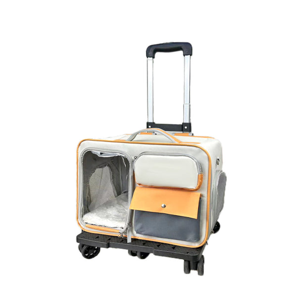 Mochila de transporte para gatos - Bolsa transportadora antiestrés para mascotas