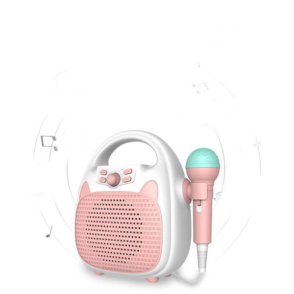 Máquina de karaoke Bluetooth para niños - Altavoz con micrófono portátil