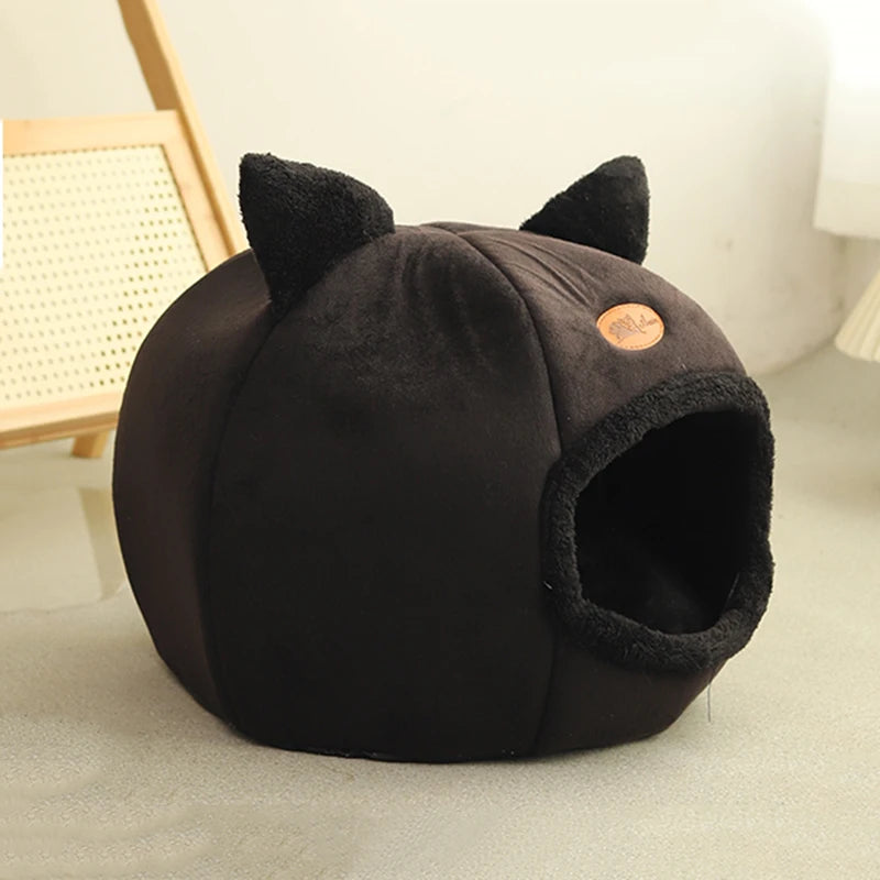 Cama tipo dona para mascotas – Peluche para sueño profundo