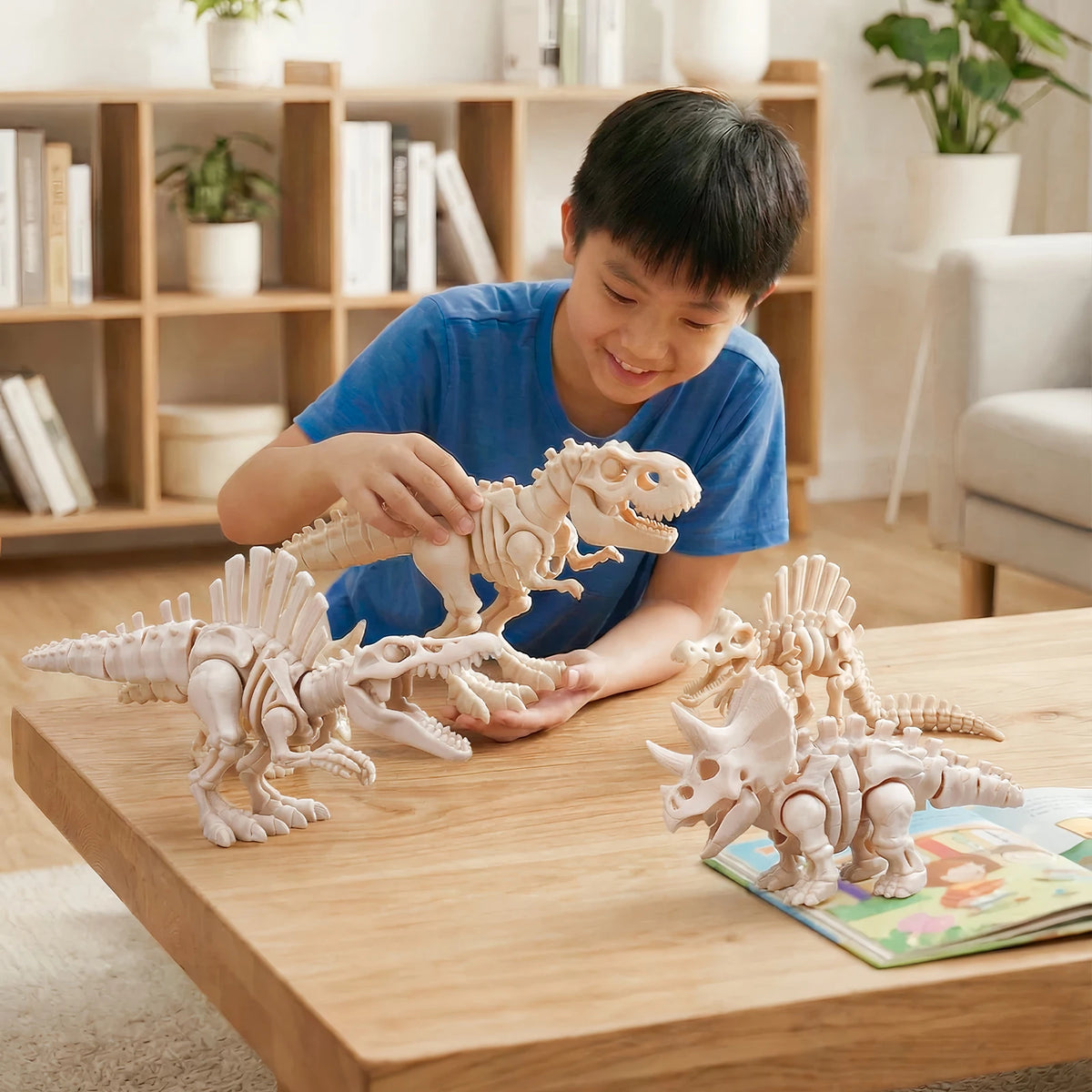 Dinosaur Skeleton Figure – T-Rex & Prehistoric 3D Printed Models