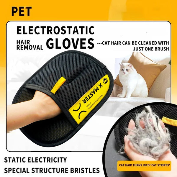 Guantes quita pelos para mascotas – Cepillado y eliminación de pelo muerto