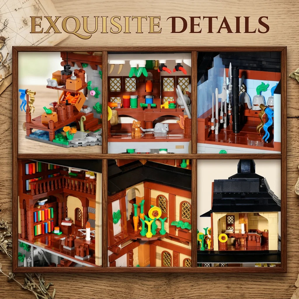 Medieval town building detail