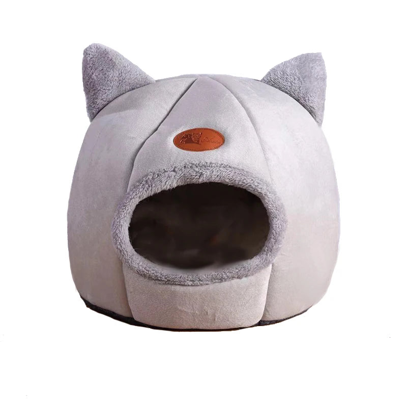 Cama tipo dona para mascotas – Peluche para sueño profundo