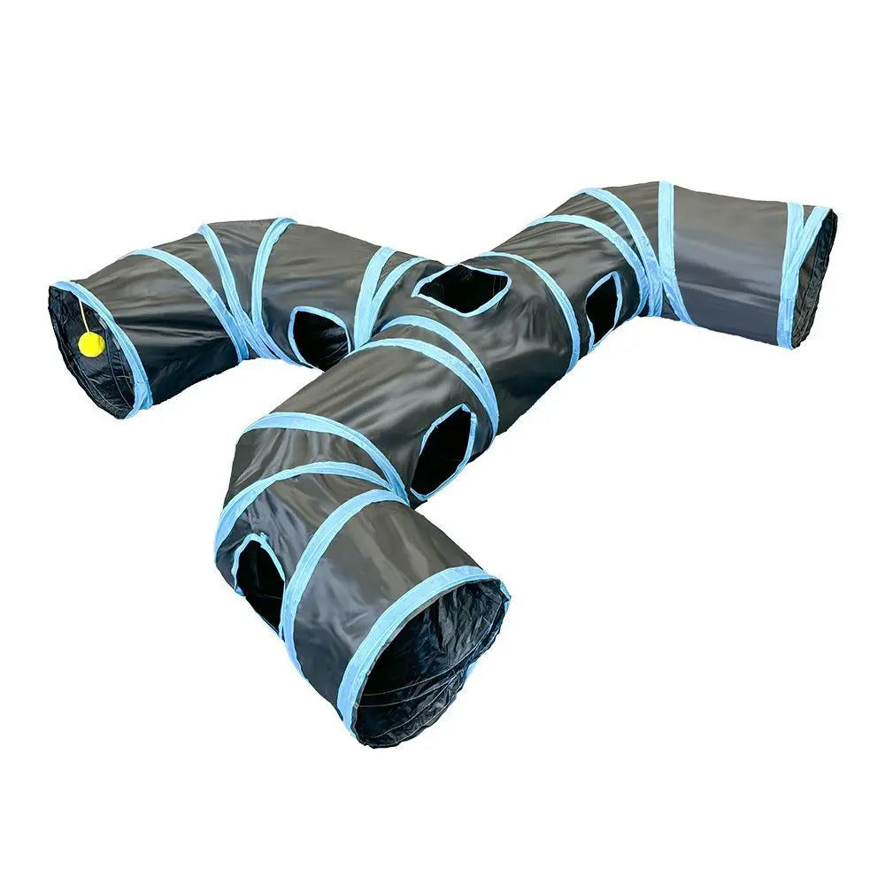 Túnel de juego plegable para gatos de 3 vías