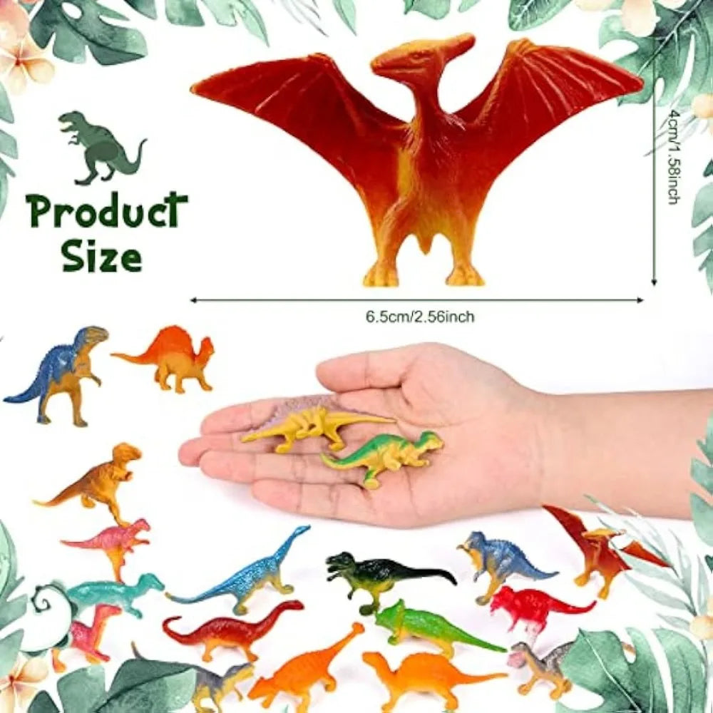 Set de figuras de dinosaurios en miniatura – 39 piezas