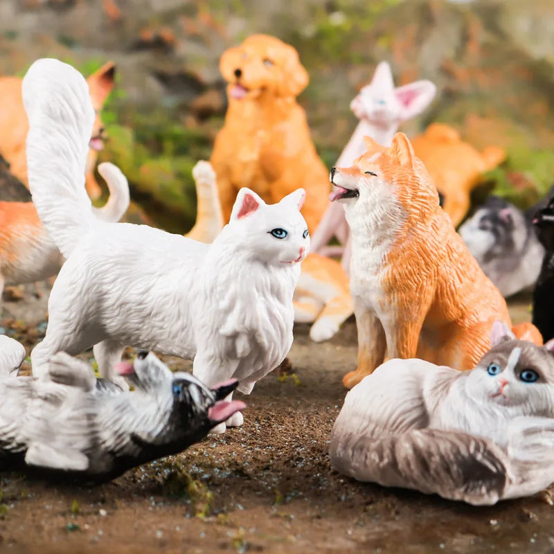 Figuras de animales de granja: set de 12 piezas