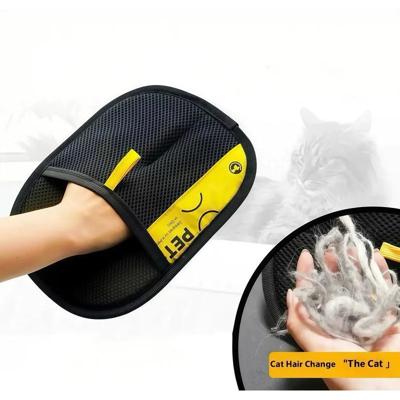 Pet Hair Remover Gloves – Grooming & De-Shedding
