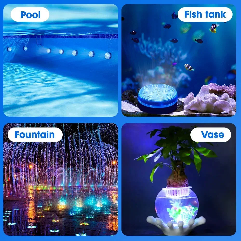 Luz sumergible para acuario de 13 LED