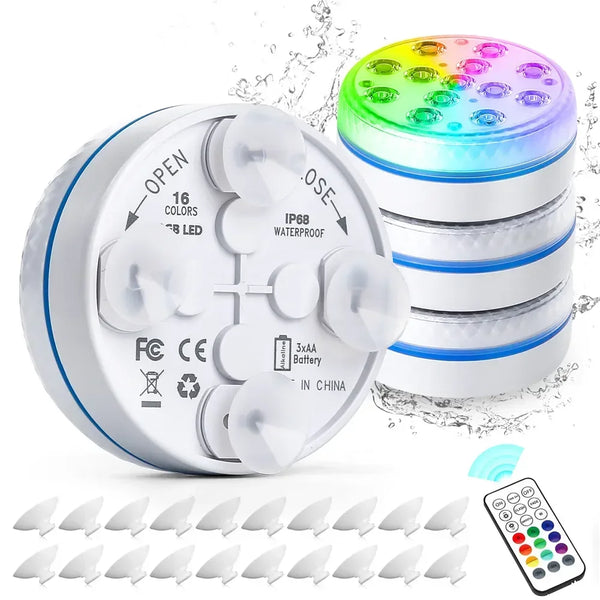 Luz sumergible para acuario de 13 LED