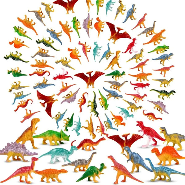 Set de figuras de dinosaurios en miniatura – 39 piezas