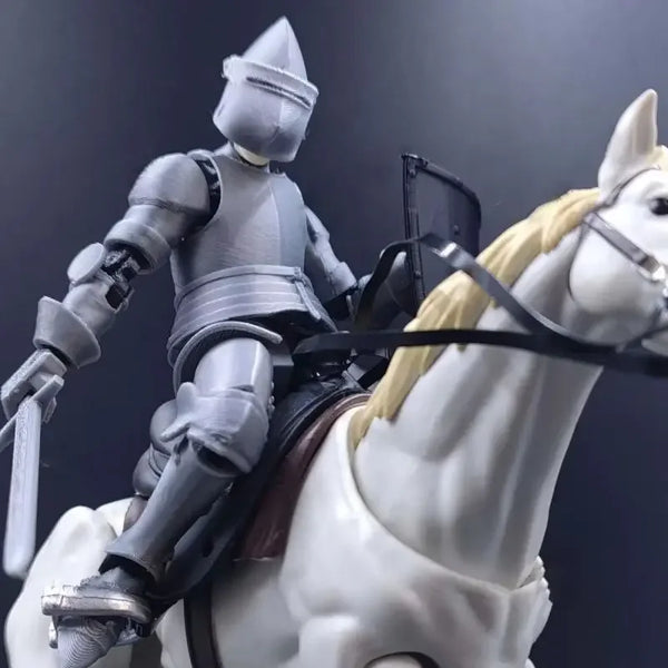 Caballero soldado medieval – Figura de acción multiarticulada