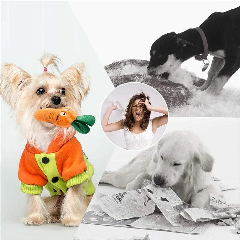 Paquete de juguetes de peluche chirriantes para perro – Multipack