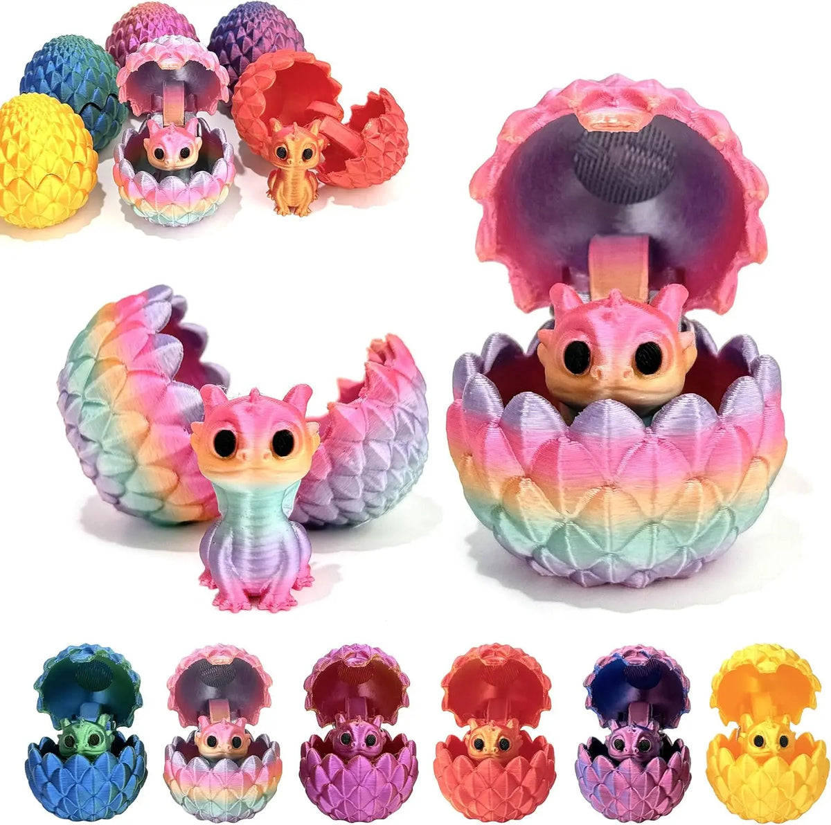 Mini Dragon Egg – Cute Surprise 3D Printed Dragon