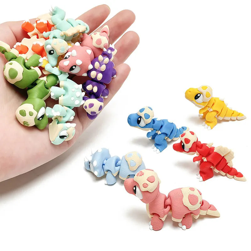 Mini Dinosaur in Egg Shell – Articulated 3D Printed Toy