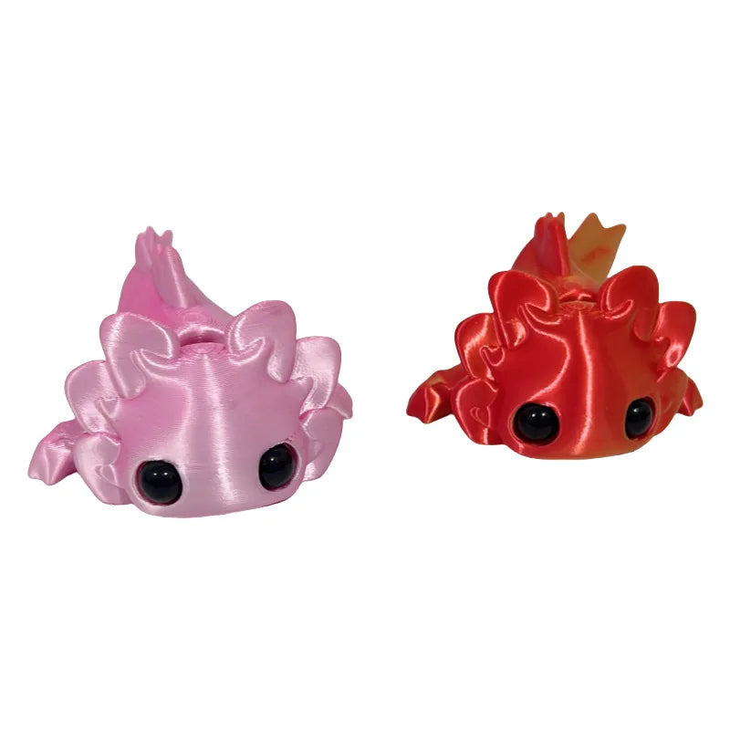 Set de salamandra bebé: animales articulados impresos en 3D