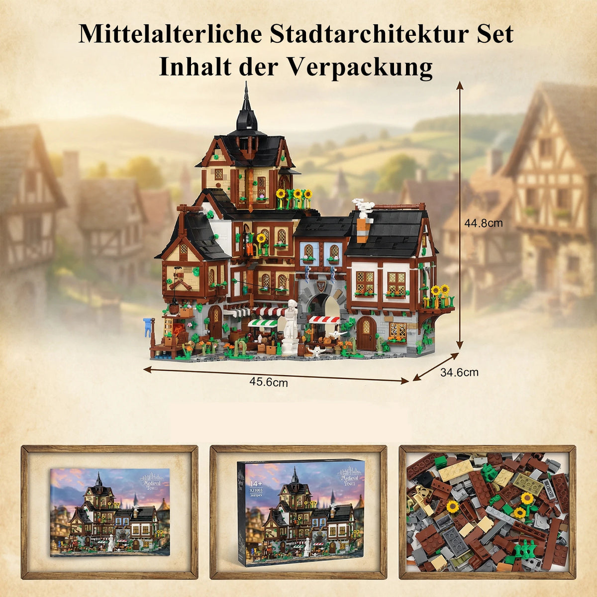Medieval town building detail