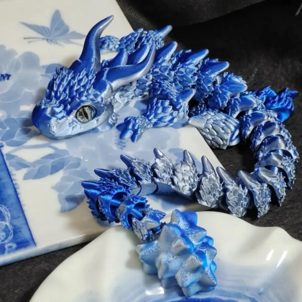 Dragón Mágico – Figura articulada grande impresa en 3D