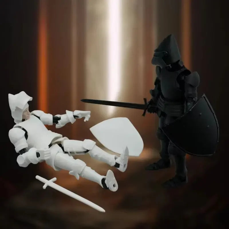 Caballero soldado medieval – Figura de acción multiarticulada