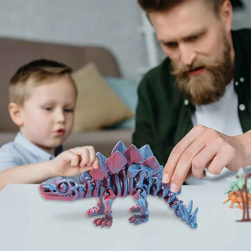 Tiranosaurio rex realista: modelo de dinosaurio articulado impreso en 3D