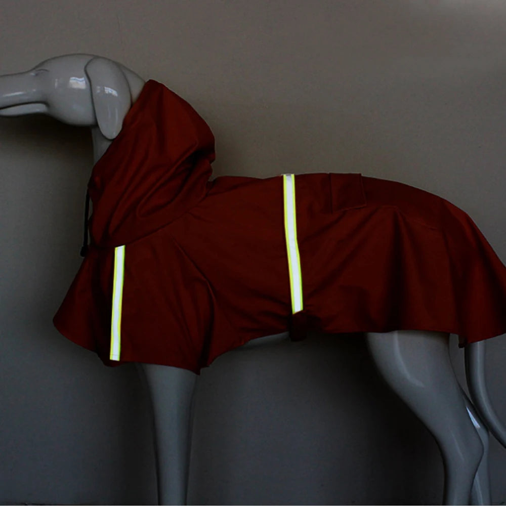 Chubasquero impermeable con capucha para perro – Estilo capa