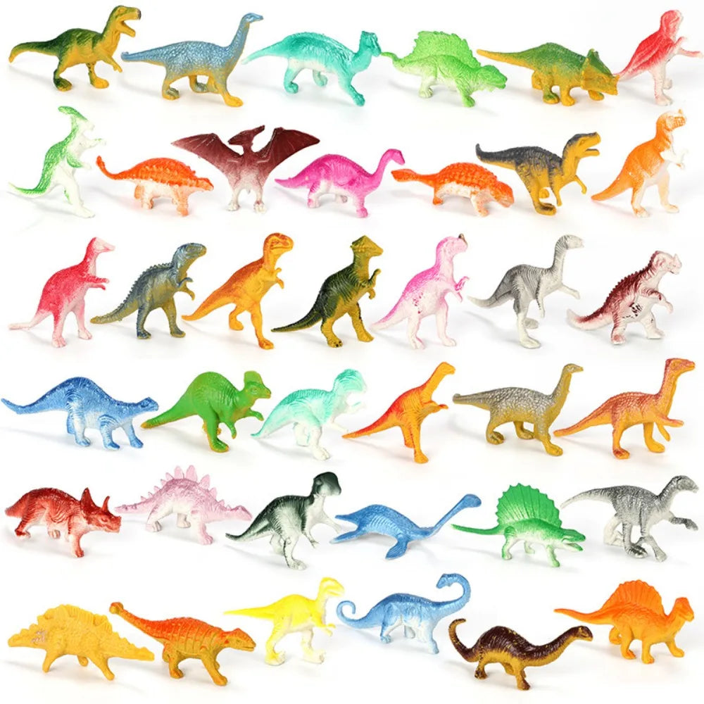 Set de figuras de dinosaurios en miniatura – 39 piezas