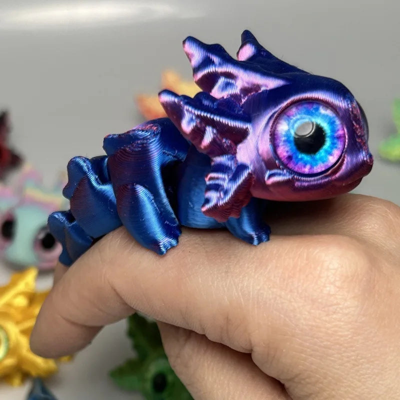 Set de salamandra bebé: animales articulados impresos en 3D