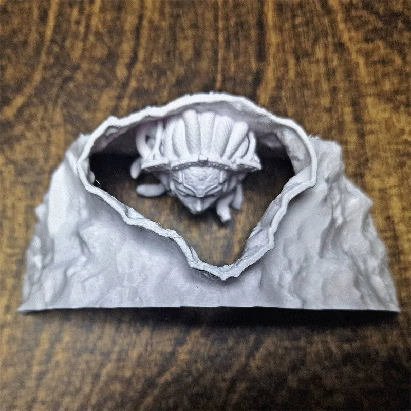 Decoración de acuario con forma de cabeza de Medusa
