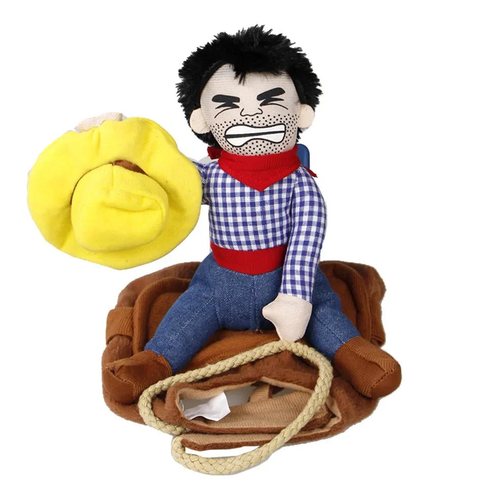 Disfraz de Halloween de vaquero para perro: divertido atuendo para mascota