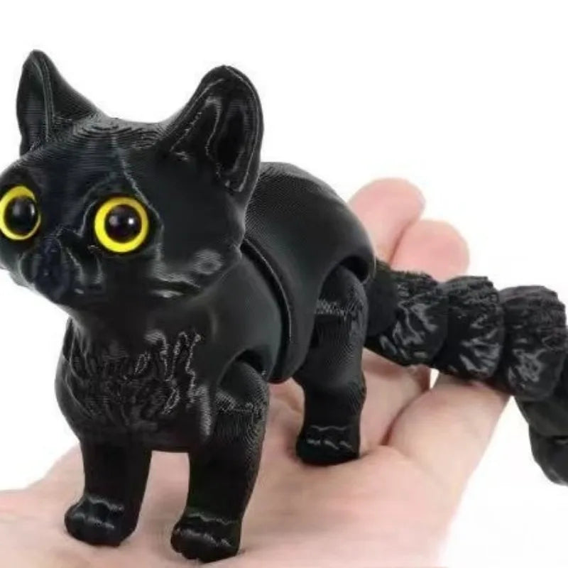 Figura de gato articulado – Gatito articulable impreso en 3D