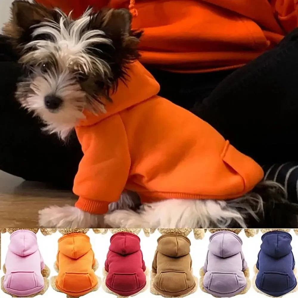 Sudadera acogedora de invierno para perros: jersey suave para perros pequeños y medianos
