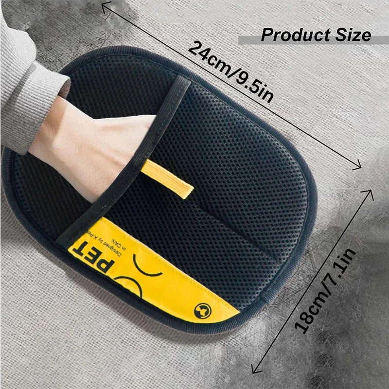 Pet Hair Remover Gloves – Grooming & De-Shedding