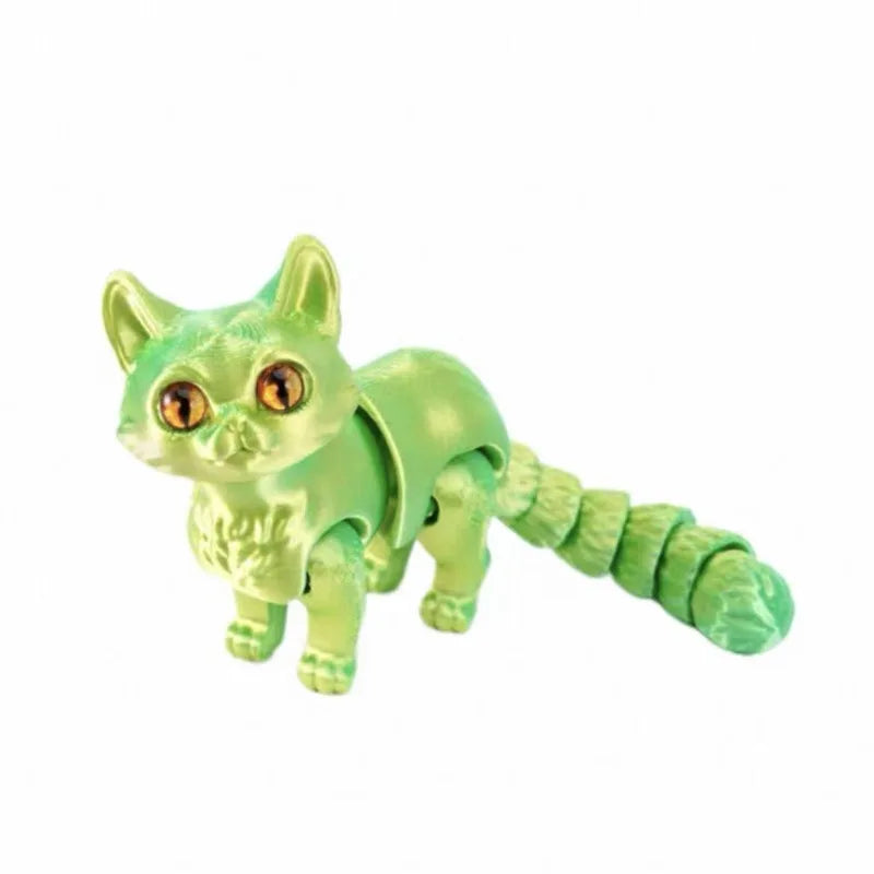 Figura de gato articulado – Gatito articulable impreso en 3D