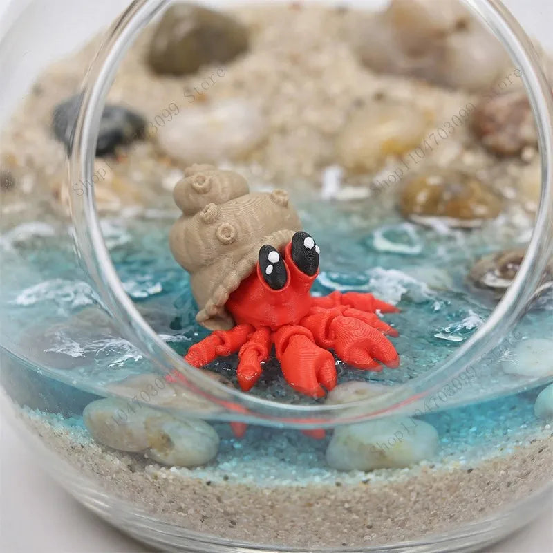 Figura de animal impresa en 3D: tiburón articulado, oso y más