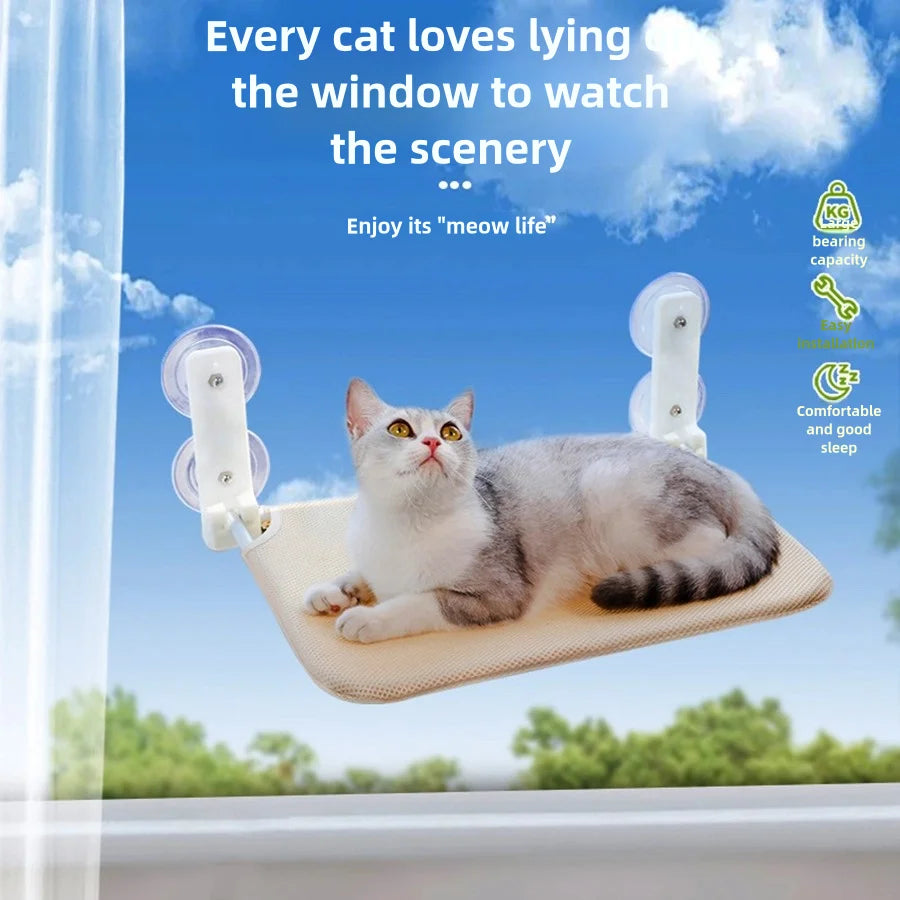 Cama hamaca plegable para gatos – Montaje sin herramientas