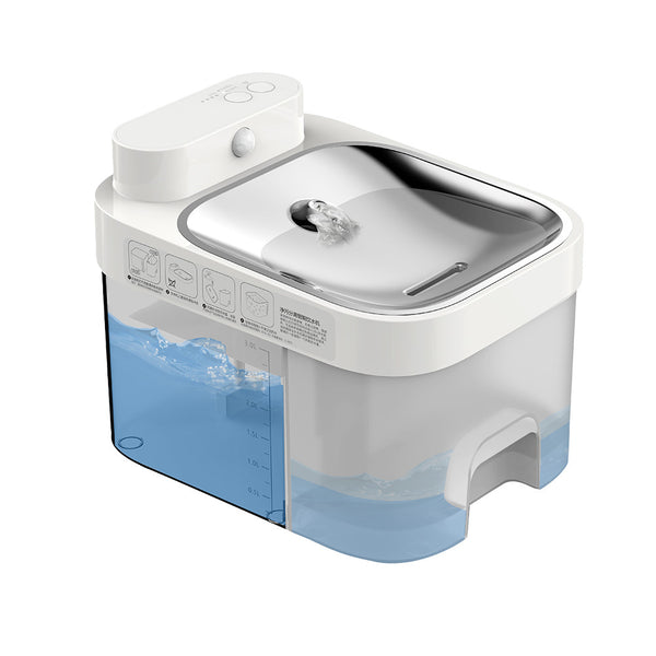 Fuente de agua automática para gatos - Bebedero circulante con filtro para mascotas