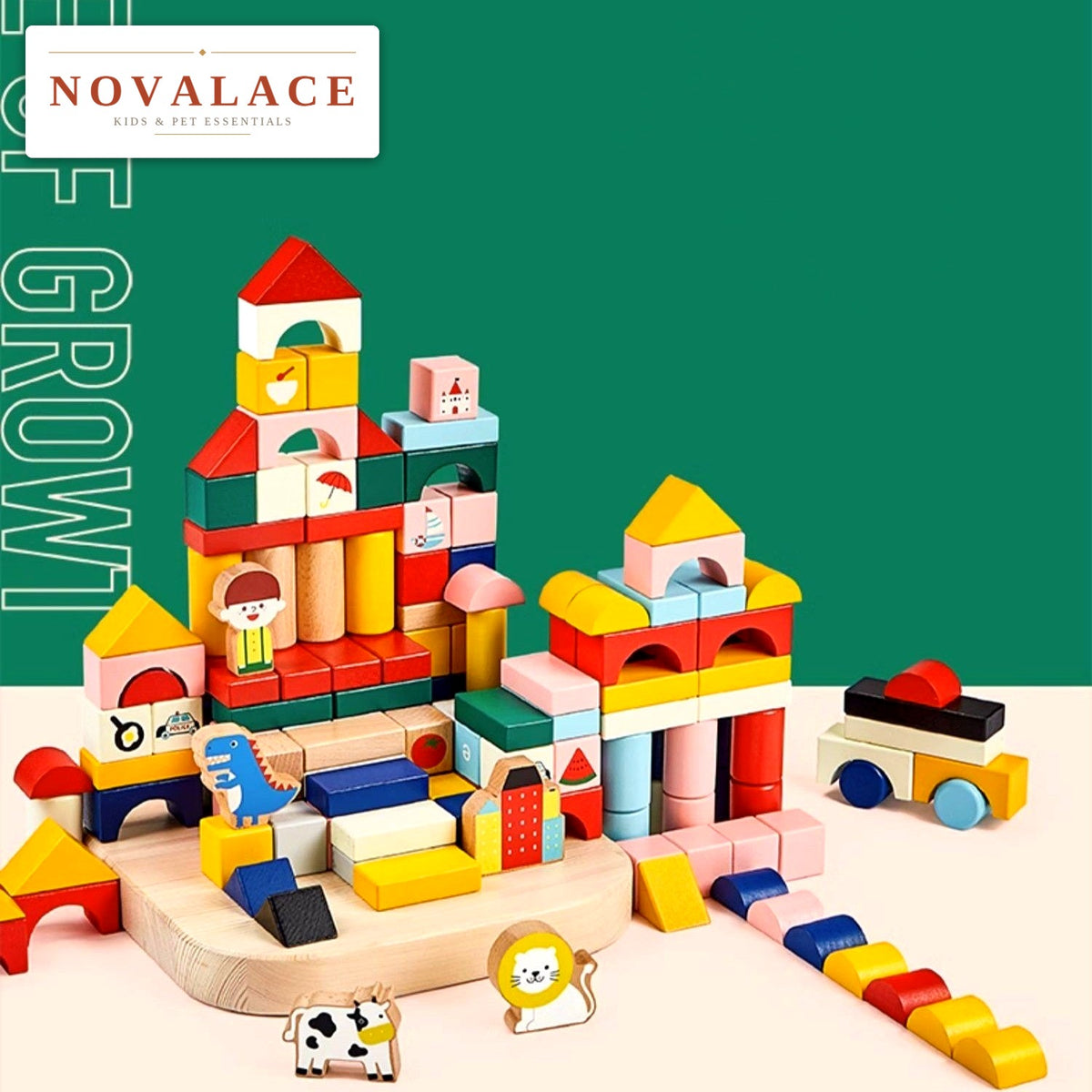 NOVALACE - Large Particle Building Blocks Set