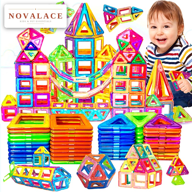 NOVALACE - Magnetic Building Tiles Set